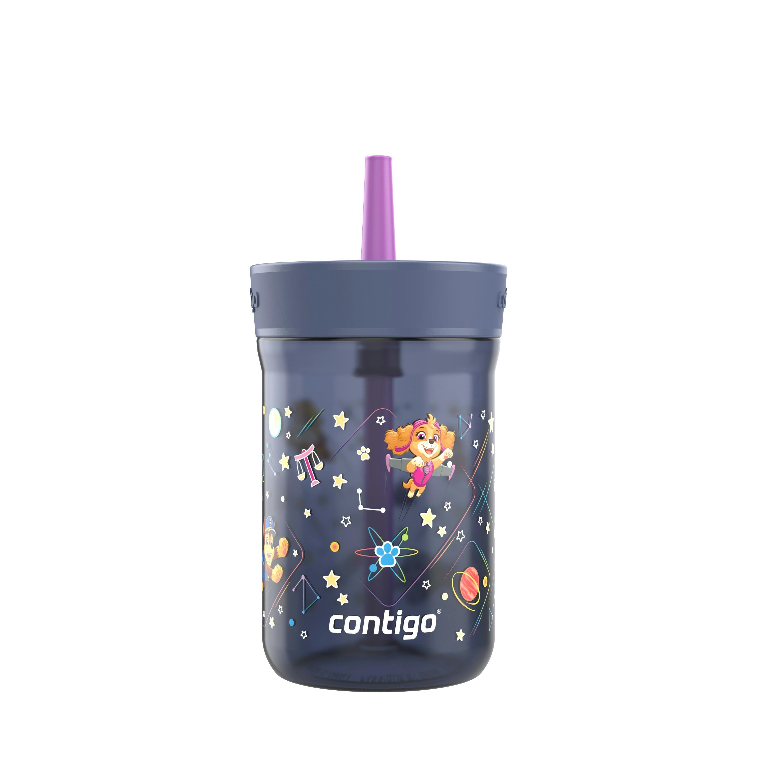 Contigo® Kids’ Leighton Straw Tumbler with Spill-Proof Leak-Proof Lid, 14oz