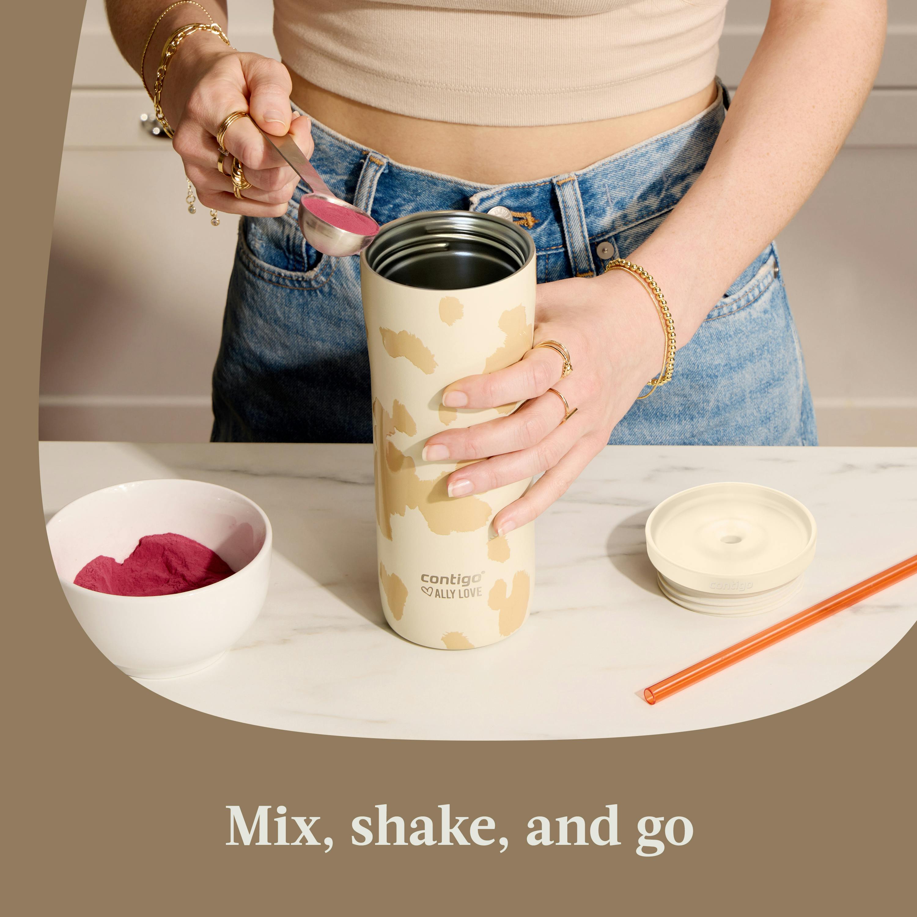 Contigo® x Ally Love Streeterville 2.0 Stainless Steel Tumbler with Straw, 24oz