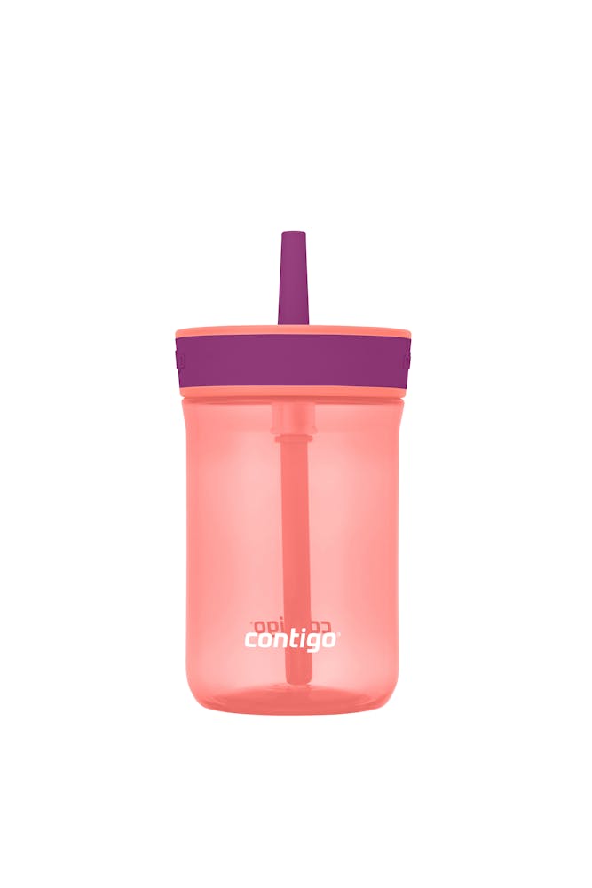 Kids’ Leighton Straw Tumbler with Spill-Proof Leak-Proof Lid, 14oz S1