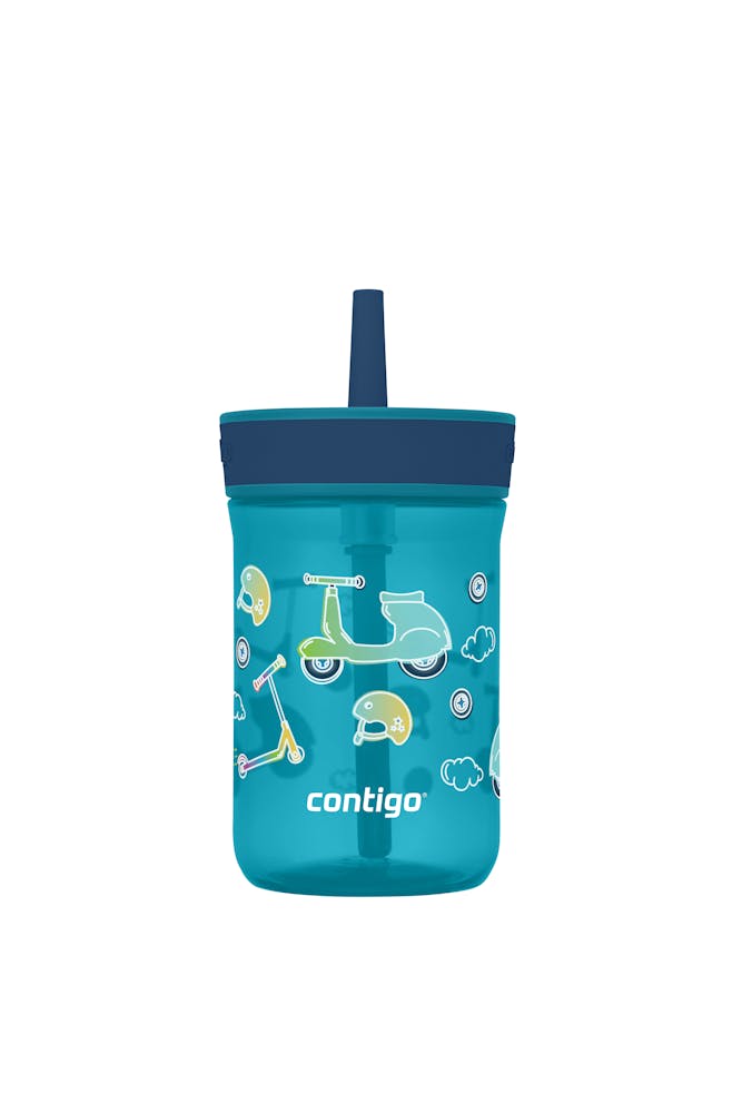 Kids’ Leighton Straw Tumbler with Spill-Proof Leak-Proof Lid, 14oz S1