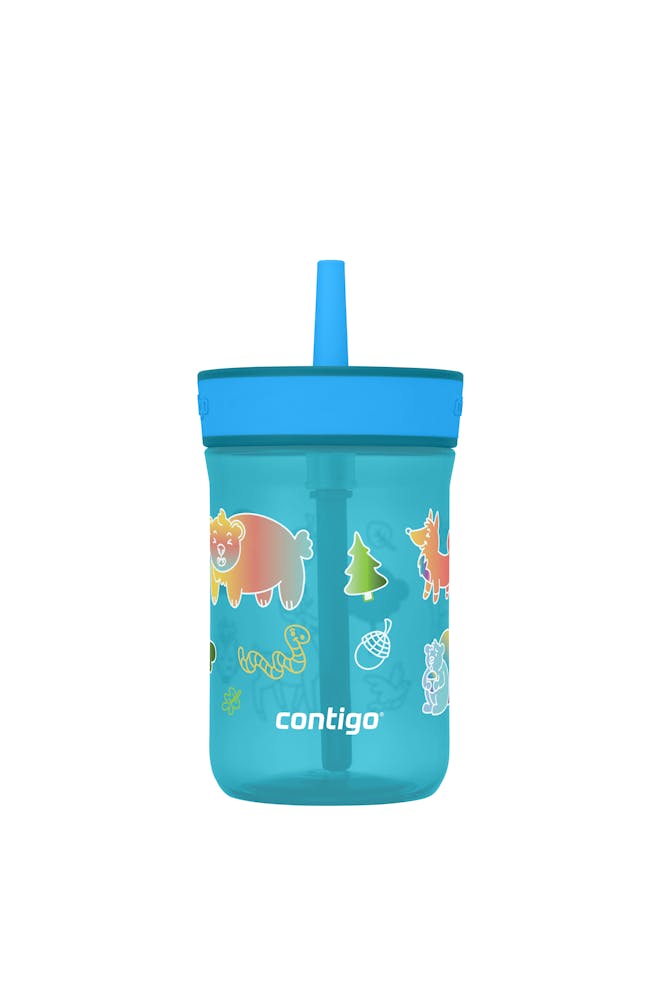 Kids’ Leighton Straw Tumbler with Spill-Proof Leak-Proof Lid, 14oz S1
